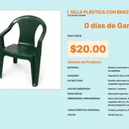 Silla de Uso Diario Plástica Verde Oscuro con Soportes de Grapas Kit VPT#-0466 - Img 55669331