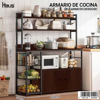 Estante organizar de cocina E&H - 3/5