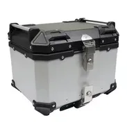 Baúl Trasero Para Motocicleta 45L De Aluminio Impermeable Para Equipaje Silver / Black 🔶 $135 - Img 57514100