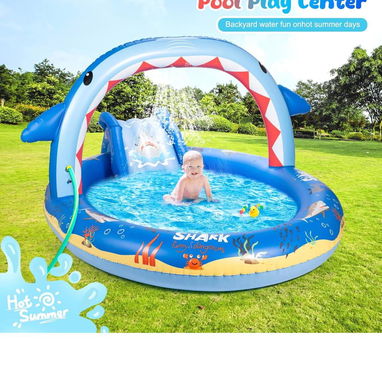 Piscina inflable para niños con bomba de aire - 2/2