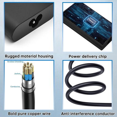 cargador de portátil Dell Latitude 5400 5480 5490 5500 5580 5590 7280 7290 7480 7490 E5470 E6420 E6430 E6540 53274327 - Img 123563811