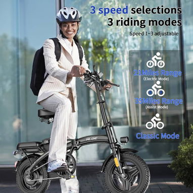 Bicicleta eléctrica plegable de 14” - Img 122524676