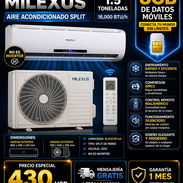 ❄️Split Mileux 1.5 Ton , Compresor GMCC ,Control remoto ,Oferta de 8GB de datos - Img 55268462