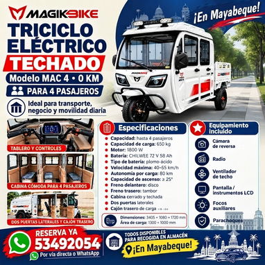 TRICICLO NUEVOS IMPORTADOS CONTÁCTENOS AL 53492054 - 4/4