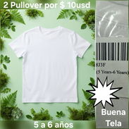 Pullover blanco de ninos - Img 56762388