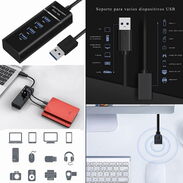 HUB adaptador multipuertos (de 4ptos) USB 3.0. Alta velocidad. 53901389. Mensajería por un costo adicional - Img 45513402