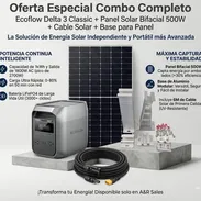 *Ecoflow Delta 3 Classic + Panel Solar 500W + Cable - Img 56882245