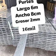 Purles galvanizados de 6 m - Img 55947702