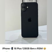 iPhone 16 Plus 📲 128GB libre x RSIM. Bat 97% - Img 55807553