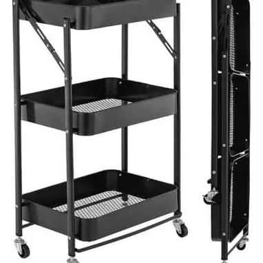 Estante organizador metálico flexible alta calidad de 3 niveles G2) - Img 114213729
