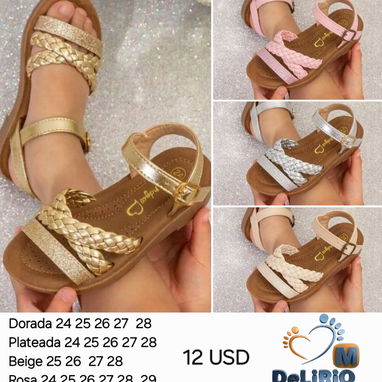 Sandalias de modelos hermosos 💜 para niñas 👧🏽 - 9/10