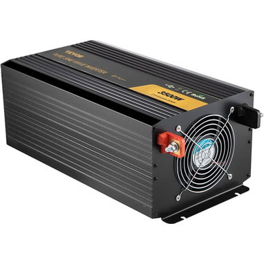 Inversor VEVOR 3500W 7000W Pico Onda Pura 12V a 120V Con Control Remoto Pantalla LCD USB GFCI Para RV Solar Negro - Img 123181177
