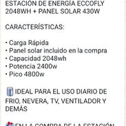 Estación de energía Eccofly 2048 con Panel solar 430 w - Img 56874396