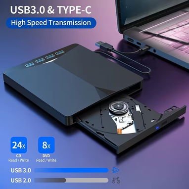 Unidad Externa CD/DVD USB 3.0 7 en 1 | 📦 NUEVO EN CAJA - Img 126934245