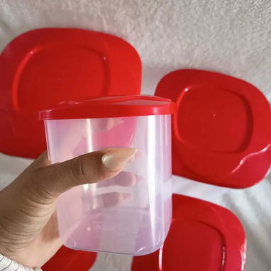 Set de 5 pozuelos cuadrados (Rojo)(CVV) - 6/10