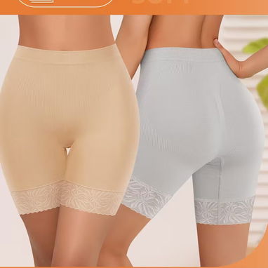 Fajas moldeadoras con cintura alta y bordo de encaje, levanta gluteos. Precio por unidad - Img 110744394