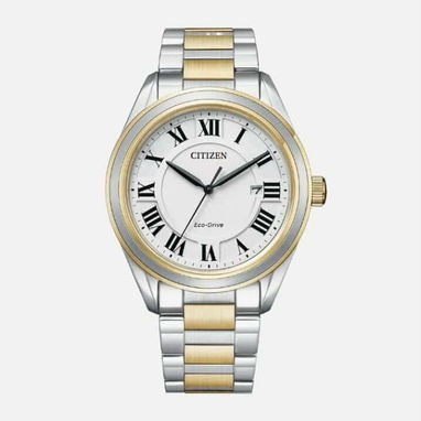 CITIZEN ECODRIVE AREZZO (AW1694-50A) DE 40MM , UNISEX , CRISTAL DE ZAFIRO , DOS TONOS , NUEVO A ESTRENAR 58049738 - Img 102893563