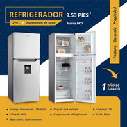 Refrigerador De 9.53 Pies (270 L) Mas Dispensador De Agua. Con Propiedad Y Garantía - Img 50223347