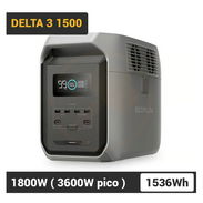 EcoFlow DELTA 3 1500 con 1536Wh, 1800W - Pico 3600W, Carga Rápida y Batería LiFePO Estación de Energía Portátil/ 825 - Img 53248627