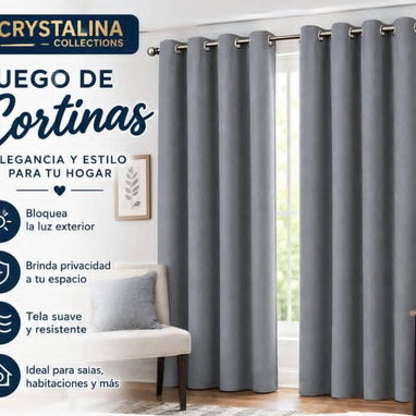 Juego Cortinas Crystalina – Elegancia Clásica - 3/3