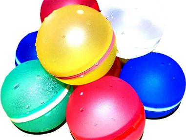 Globos de agua reutilizables/Bola de agua de silicona de llenado rapido/juguete/diversión/niños/nwe+++ - Img main-image