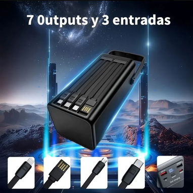 Banco de baterías recargables gran capacidad 100000 mAh - 3/8