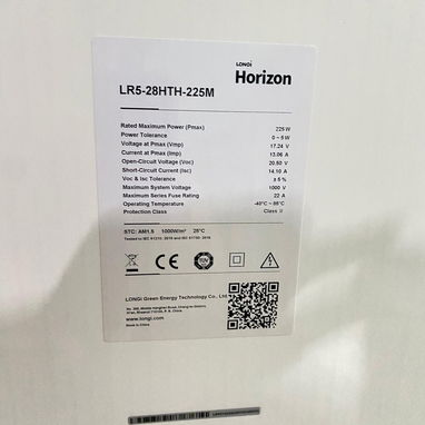 PANEL SOLAR MONOFACIAL LONGI 225W DISPONIBLE - 3/4