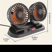 Ventilador Doble, nuevo de auto carro, de buen tamaño y buen tiro de aire - Img 55860672