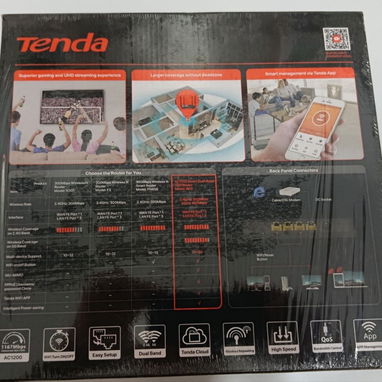 Router WiFi Tenda AC6 AC1200 de doble banda Nuevo Sellado, Vedado - 3/3