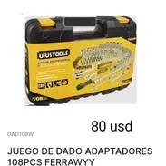 Juego de cubos con adaptadores y maleta 108pcs - Img 55891972
