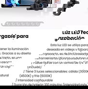Luz LED recargable para  grabación. Nuevo a estrenar - Img 49265277