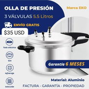 Olla de Presión 3 Valvulas - Img 57736418