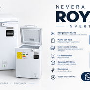 NEVERA ROYAL INVERTER DE 3.5 PIES CÚBICOS! ❄️  🏠 Ideal para el hogar, negocios y espacios pequeños. Ahorra espacio - Img 58092293