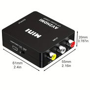 ☎️53544655 🛵 Entrega Disponible ⭐Adaptador convertidor de audio y video MINI ⭐ - Img 57822731