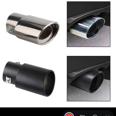 Colas embellecedores  de tubo de escape facil intalación lo hace usted mismo. Solo dos tornillos no hay q soldar - Img 101885164