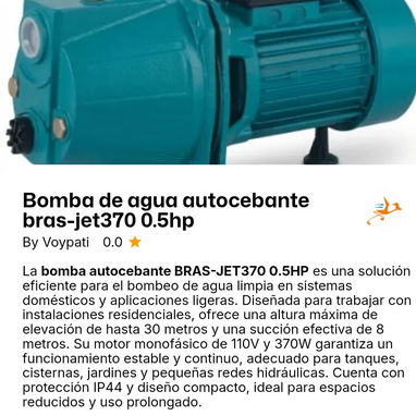 MOTOR/ BOMBA DE AGUA - Img 123213829