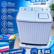 Lavadora semi automática eko de 8.5KG - Img 57911533