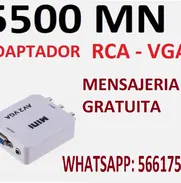 En Venta Adaptador RCA-VGA. Mensajería Gratuita. WHATSAPP: 566157578 - Img 48207590