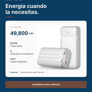 Power Bank 49800mAh SOLPOWBEN | Cargador Portátil 22.5W iPhone Android - Img 56784507