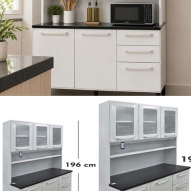 Muebles de cocina con estantes dobles y triples - 2/5