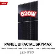 ☀️ Panel Bifacial Skymax 620W – Alta Eficiencia – Oferta 350 USD 🚗 ¡Mejores precios y calidad conmigo! - Img 56735314