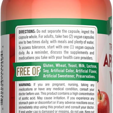 Vinagre de Sidra de Manzana 1200mg (Nature's Truth · 60 cápsulas) - 4/7