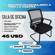 🪑 SILLA DE OFICINA CON BRAZOS — $45 USD - Img 57423341