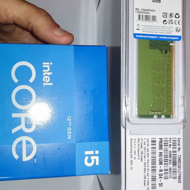 📦 ganga KIT 12th Gen i5‑12400–8GB RAM(3200mt)ASUS prime h610m-rd4-s1📦 - Img 125498389