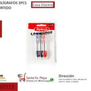 BOLÍGRAFOS REUTILIZABLES 3PCS SURTIDO - Img 56697659