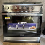 Cocina royal de 5 h con luz , Magneto , tapa de cristal y quemador doble en el horno - Img 54919530
