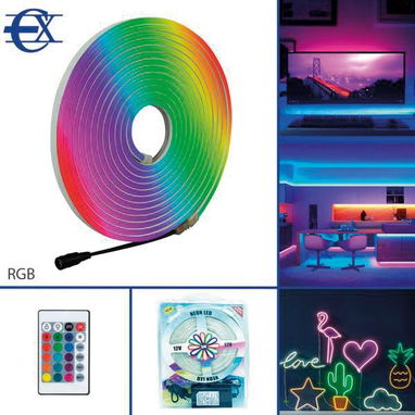 Luces neón RGB 🌈 / Luces LED de colores con mando y transformador/ Regala una decoración romántica este 14 /📱52525610 - Img 98313261