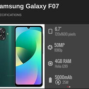 Samsung F07, nuevo, sellado, con cover y cargador, 1 mes de garantía - Img 53791706