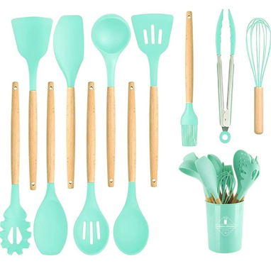 Utensilios de cocina, 12 utensilios de silicona - 7/10