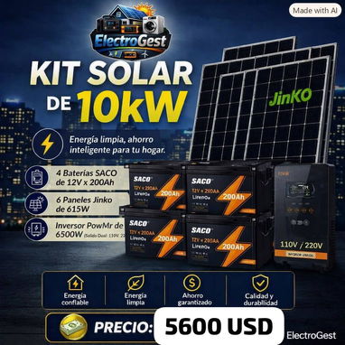 🌞 KITS SOLARES 🌞 2.5, 5 y 10 kW - 6/6